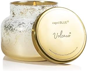 Capri Blue Glimmer Jar Candles - Luxury Holiday Scented Candles for Home - Long Lasting Soy Wax Blend - Scented Holiday & Home Decor - Volcano Signature Jar (19 oz) by Unknown