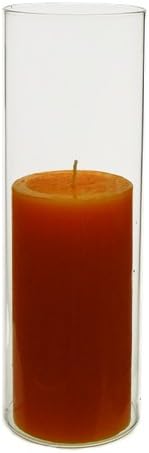 CYS EXCEL 2 PCS (H:10" D:4.75") Open Ended Glass Hurricane Candleholder Tube Shade | Multiple Size Choices Open Flame Candle Chimney Tube Cover | Bottomless Cylinder - Image 4