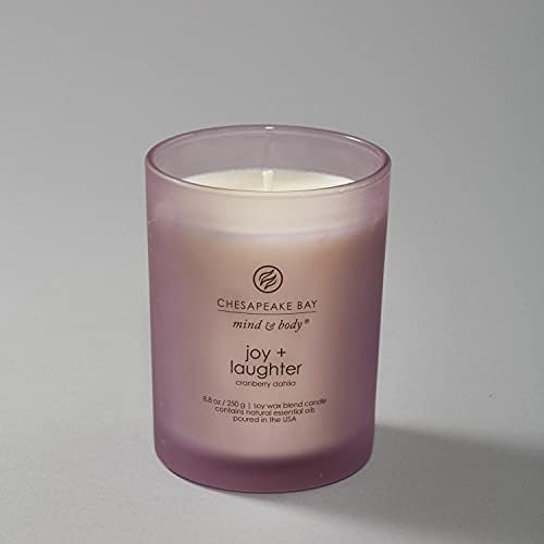 Chesapeake Bay Candle Medium Jar Candles | Joy + Laughter (Cranberry Dahlia) and Confidence + Freedom (Oak Moss Amber) 2 Count Home Décor - Image 3