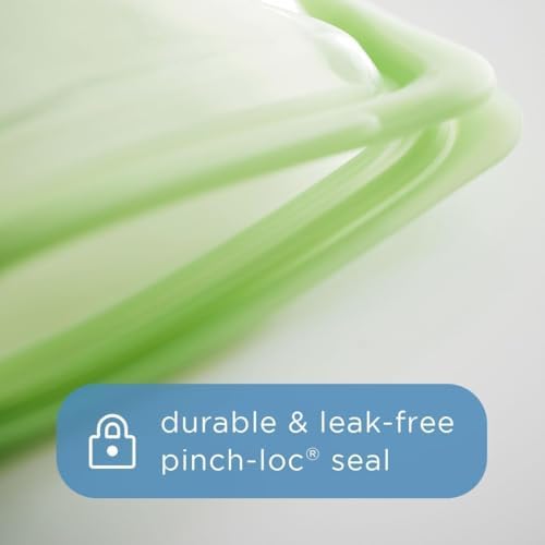 Stasher Reusable Half Gallon Silicone Food Storage Bag, Clear, 64 oz - Image 4