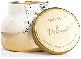 Capri Blue Glimmer Jar Candles - Luxury Holiday Scented Candles for Home - Long Lasting Soy Wax Blend - Scented Holiday & Home Decor - Volcano Signature Petite Jar (8 oz) by Unknown
