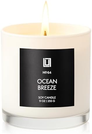 Lulu Candles | Ocean Breeze | Luxury Scented Soy Jar Candle | Hand Poured in The USA | Highly Scented & Long Lasting (9 Oz.) - Image 2