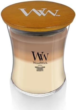 WoodWick Café Sweets Trilogy Tri-Scented Candle, Crackling Wick, 9.7oz - Image 3