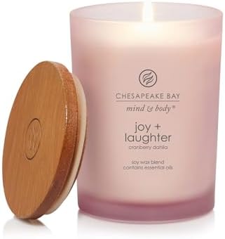 Chesapeake Bay Candle Scented Candle Joy + Laughter (Cranberry Dahlia) Medium Home Décor - Image 2