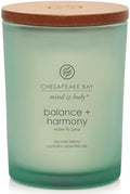 Chesapeake Bay Balance + Harmony Scented Candle Water Lily Pear Fragrance 50 Hours Burn Time Warm & Decorative Soy Wax Blend by ChesapeakeBayFragrance