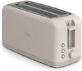 bella Fits-Anywhere™ Slim Toaster, 4 Slice Extra Long & Wide Slot, Oatmilk by bella