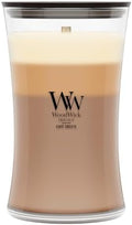 WoodWick Café Sweets Trilogy Tri-Scented Candle, Crackling Wick, 21.5oz by WoodWick