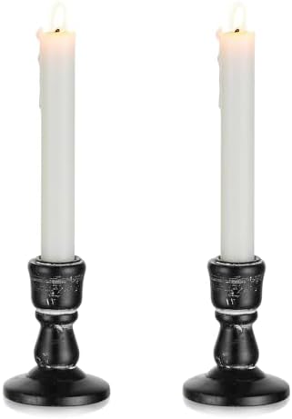 Wooden Candlestick Holders Rustic: Farmhouse Taper Candle Holder by CreatedforWeddingsandHome
