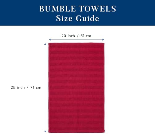 Premium Kitchen Towels 6 Pack 100% Cotton, 20"x28" - Red Solid - Image 2