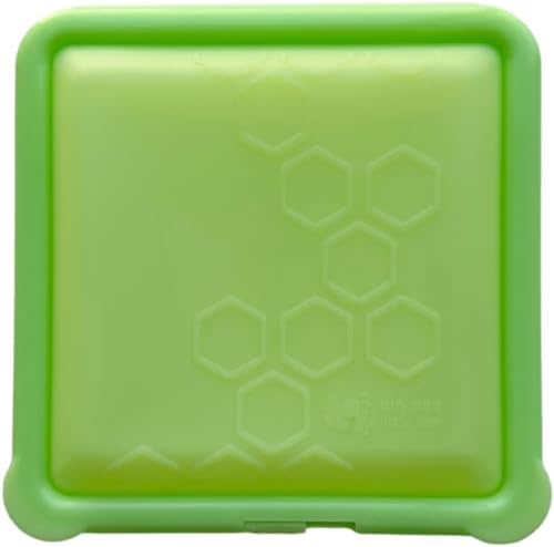 Big Bee, Little Bee SoftShell Reusable Silicone Food Storage Container - Clamshell Snap-Close Design, No Lost Lids, Easy to Clean, Compact for Travel, Meal Prep, Microwave Freezer and Dishwasher Safe by BigBeeLittleBee