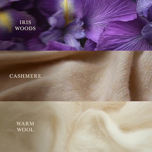 WoodWick Sheer Cashmere Tri-Scented Candle, Crackling Wick, 16oz - Image 3