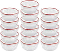 Sterilite Ultra-Seal Bowl, Large Airtight Food Storage, 4.7 Qt, 16-Pack by Sterilite