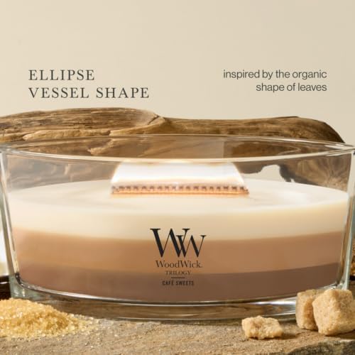 WoodWick Café Sweets Trilogy Tri-Scented Candle, Crackling Wick, 16oz - Image 6