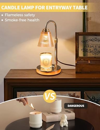 Candle Warmer Lamp with Timer Home Decor Birthday Gifts for Women Mom Her - Image 2