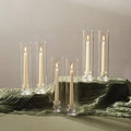 NUPTIO Hurricane Candle Holders for Table Centerpiece- 12" H Set of 6 by Nuptio