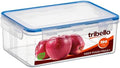 Tribello 190 oz Extra Large Airtight Food Storage Containers with SnapTight Lids – Clear, Stackable, BPA-Free Meal Prep Containers for Kitchen, Freezer & Pantry by Tribello