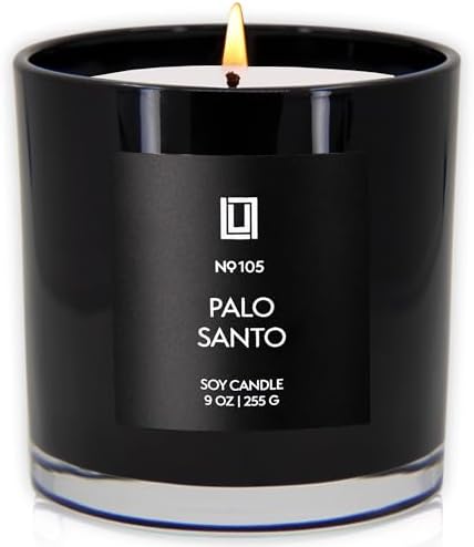 Lulu Candles Palo Santo Scented Soy Jar Candle, 9 Oz. - Image 2