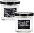 Lulu Candles | Lemon & Vanilla Bean | Luxury Scented Soy Jar Candle | Hand Poured in The USA | Highly Scented & Long Lasting (6 Oz. 2 Pack) by LULUCANDLES