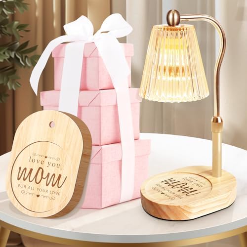 seenlast Candle Warmer Lamp, Candle Lamp Warmer with Timer Dimmer Adjustable Height, Electric Wax Warmer Vintage Home Decor,Candle Melter Light for Scented Jar Candles, Gifts for Mom (Golden) - Image 2