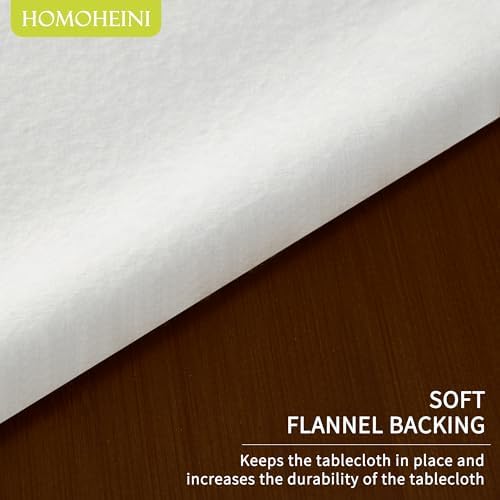 Rectangle Table Cloth,100% Waterproof Tablecloth Oil Proof Spill Proof Vinyl Table Cloth, Wipe Clean Plastic Table Cover for Dining, Camping, Indoor and Outdoor 52" x 70",Mulberry - Image 5