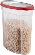 Rubbermaid Flex and Seal Cereal Keeper, 1.5 Gallon, BPA-Free, Clear with Red Lid, Airtight by Rubbermaid