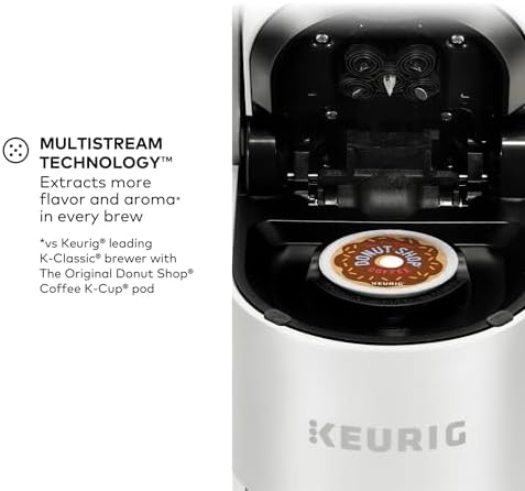 Keurig K-Supreme Single Serve K-Cup Pod Coffee Maker, MultiStream Technology, 4 Brew Sizes, 66oz Dual-Position Removable Reservoir, White - Image 4