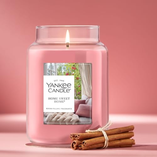 Yankee Candle Home Sweet Home Scented Candle, 22oz Large Jar, Up to 150 Hour Burn Time, Giftable (Pack of 4) - Image 4