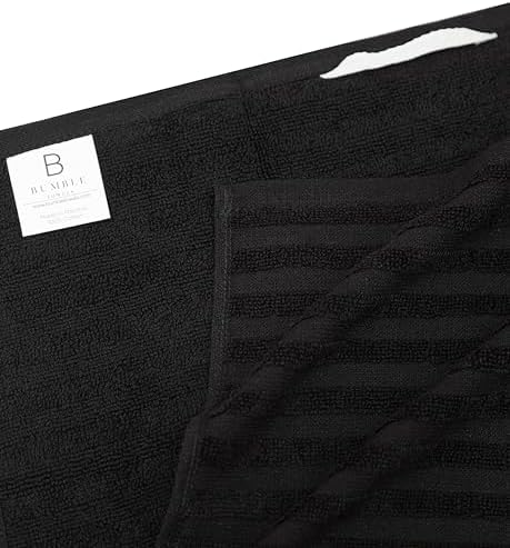 Premium Kitchen Towels 6 Pack 100% Cotton 20"x28" Dish Towels Black Striped - Image 5