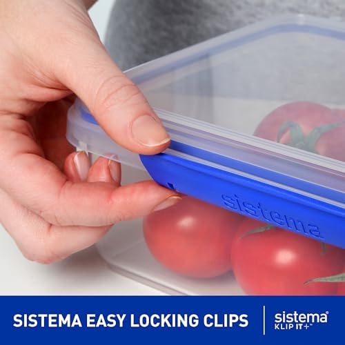 Sistema KLIP IT Large 5L Food Storage Container, Airtight & Stackable, Dishwasher, Freezer, & Microwave-Safe, BPA-Free - Image 2