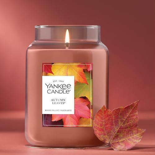 Yankee Candle Autumn Leaves Scented Candle, 22oz Large Jar - Image 4
