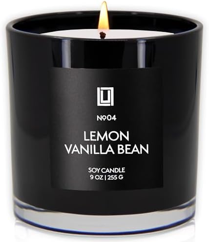Lulu Candles | Lemon & Vanilla Bean | Luxury Scented Soy Jar Candle | Hand Poured in The USA | Highly Scented & Long Lasting (9 Oz.) - Image 2