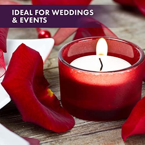 MontoPack Unscented Tea Light Candles 400 Pack | 4 Hours, White, Smokeless, Dripless Small Votive Paraffin Tealights | Long-Lasting for Home, Shabbat, Weddings, Events, Emergencies | Mini Candles Bulk - Image 6