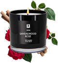 Lulu Candles | Sandalwood Rose | Luxury Scented Soy Jar Candle | Hand Poured in The USA | Highly Scented & Long Lasting (9 Oz.) by LULUCANDLES