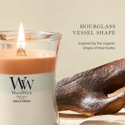 WoodWick Vanilla Embers Trilogy Tri-Scented Candle, Crackling Wick, 9.7oz - Image 4