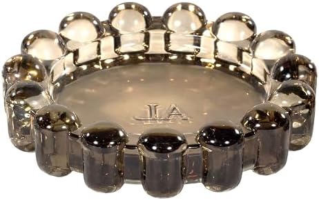 Alice Lane Home Collection Original Amber Glass Large Bubble Candle Dish by AliceLaneHomeCollection