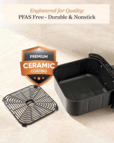 Cosori TurboBlaze Air Fryer, 9-in-1, 6 Qt, PFAS-Free Ceramic Coating - Image 6
