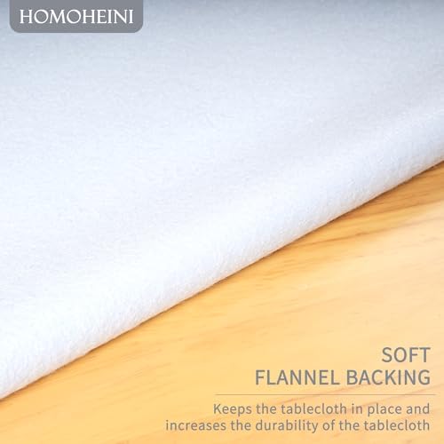 Rectangle Table Cloth,100% Waterproof Tablecloth Oil Proof Spill Proof Vinyl Table Cloth, Wipe Clean Plastic Table Cover for Dining, Camping, Indoor and Outdoor 54" x 102",Prunus Persica - Image 5