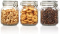 Vtopmart 34oz Glass Food Storage Jars with Airtight Clamp Lids, 3 Pack by Vtopmart