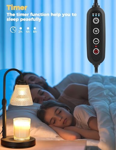 Candle Warmer Lamp with Timer Home Decor Birthday Gifts for Women Mom Her - Image 4