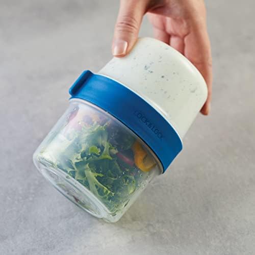 LOCK & LOCK LocknLock Easy Essentials Twist Two Way Food Storage Container, BPA-Free/Dishwasher Safe, 12-Piece Set - Mixed Sizes, Clear - Image 6