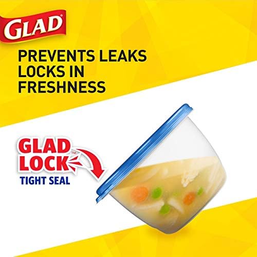 Glad Food Storage Containers - Family Sized Container - 104 Ounces - 3 Containers - Image 6