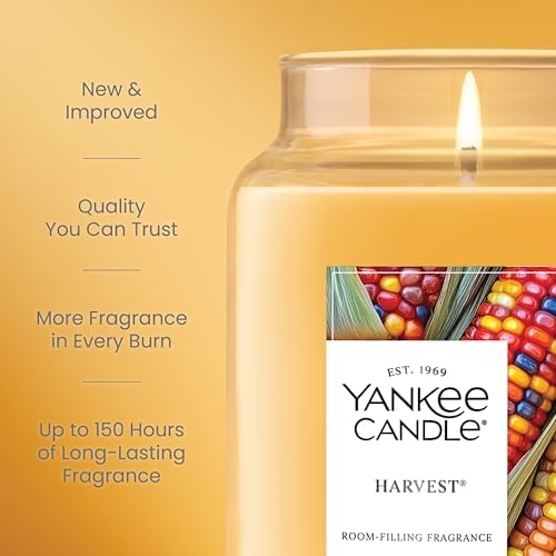 Yankee Candle Harvest Scented Candle, 22oz Large Jar - Image 3