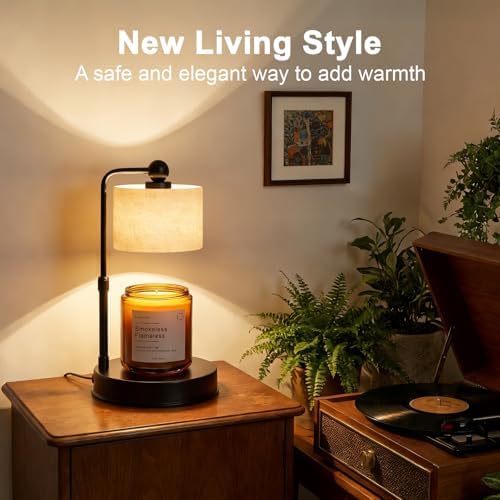 Candle Warmer Lamp with Timer, Adjustable Height Wax Melt Warmer - Image 5