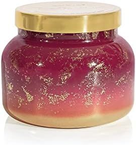 Capri Blue Glimmer Jar Candles - Luxury Holiday Scented Candles for Home - Long Lasting Soy Wax Blend - Scented Holiday & Home Decor - Tinsel & Spice Oversized Jar (28 oz) by Unknown