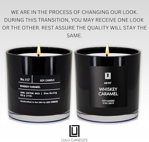 Lulu Candles | Whiskey Caramel | Smells Woody & Sweet | Luxury Scented Soy Jar Candle | Hand Poured in The USA | Highly Scented Long Lasting (9 Oz.) - Image 3