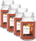 Yankee Candle Spiced Pumpkin, Fall Scented Candle, 22oz Large Jar with up to 150 Hour Burn Time, Giftable (Pack of 4) by YankeeCandle
