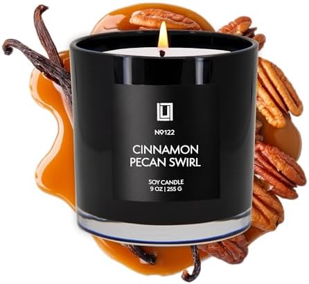 Lulu Candles | Cinnamon Pecan Swirl | Luxury Scented Soy Jar Candle | Hand Poured in The USA | Highly Scented & Long Lasting (9 Oz.) - Image 2