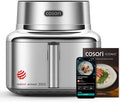 Cosori Iconic Stainless Steel Air Fryer, 6.5Qt, PFAS Free Ceramic Coating by Cosori