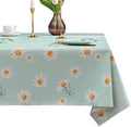 Rectangle Table Cloth,100% Waterproof Tablecloth OilProof SpillProof Vinyl Table Cloth, Wipe Clean Plastic Table Cover for Dining, Camping, Indoor and Outdoor 54" x 120",Mum Bloom by Unknown
