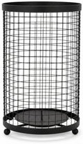 Hosley Large Candle Holder - Black Pillar Candle Cover/Sleeve, 9.75" High, Metal Rustic Farmhouse Decor, Candle Shade for Spa Aromatherapy, Weddings, Home Office, Candle Garden by HOSLEY
